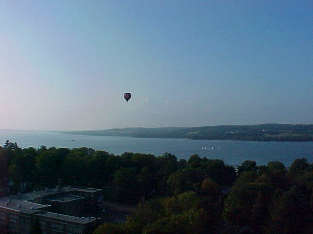 Flying Over Chautauqua Lake